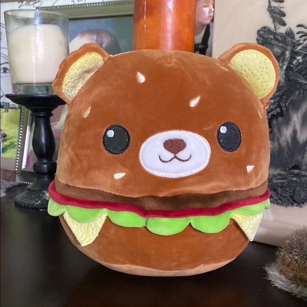 Plush Burger Bear Toy